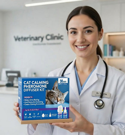 DouFelin™ - Diffuseur apaisant pour Chat | Formule Double Phéromone