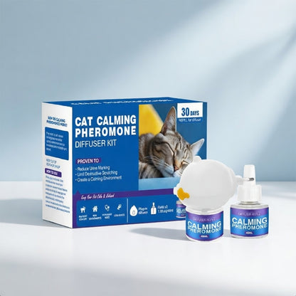 DouFelin™ - Diffuseur apaisant pour Chat | Formule Double Phéromone